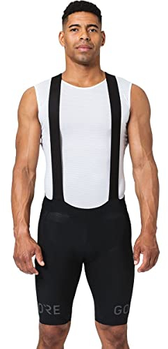 GORE WEAR C7 Salopette con fondello da Uomo per Le Lunghe distanze, S, Nero