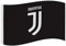 Bandera oficial de la Juventus grande en blanco y negro (152 x 91 cm)