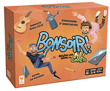 Topi Games – BonSoir-Spiel McFly und Carlito Gesellschaftsspiel, MAC-CAR-949003, mehrfarbig