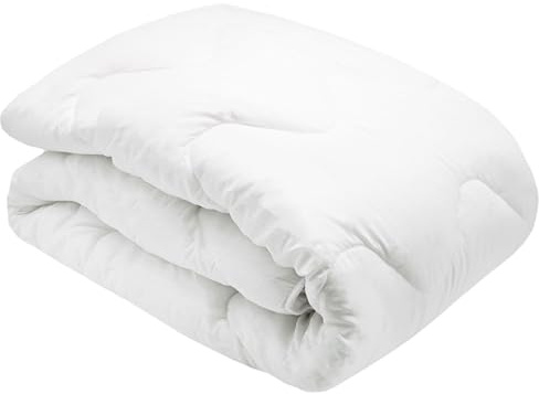 ZOLLNER schwer entflammbare Bettdecke - Polyester - mit Wellensteppung - 240x220 cm - Wärmeklasse 4 - Made in Europe - waschbar bis 60°C - Oeko Tex® Zertifiziert