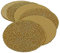 YourKart Gold Decor Indische handgemachte Perlen Kaffee Tee Tischsets 10,2 cm Set von 6