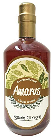 Liquore Amarus Da Erbe Officinali E Foglie D’ulivo Fattorie Cilentane Cl.70