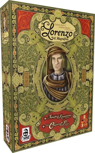 Lorenzo der Prächtige: Deluxe Edition - Cranio Creations - Multilingual - Worker Placement für 2-5 Personen - 12 Jahren