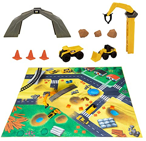 CatToysOfficial 82950 CAT Little Machines Construction MAT