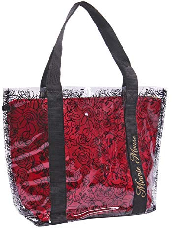 CERDÁ LIFE'S LITTLE MOMENTS 2100003306, Bolsos Grandes de Playa de Minnie con Licencia Oficial Disney para Mujer, Rojo, L