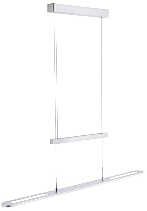SellTec LED Pendelleuchte Metall, dimmbar | Hängeleuchte mit Farbtemperatursteuerung CCT, warmweiß - kaltweiß |Höhenverstellbare Pendellampe mit Sensor-Dimmer