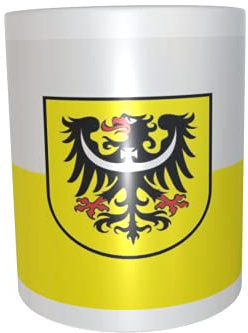 U24 Tasse Kaffeebecher Mug Cup Flagge Niederschlesien