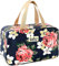 Kulturbeutel Damen Große Tragbare Damenkosmetiktasche Reise-Make-up-Tasche Wasserdichte Kosmetiktasche (Große Rose)