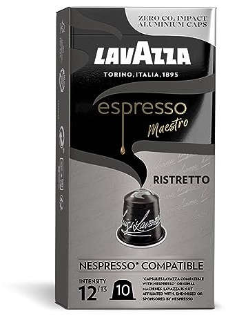 LAVAZZA CAJA DE 10 CÁPSULAS DE CAFÃ ESPRESSO MAESTRO RISTRETTO PARA CAFETERAS NESPRESSO