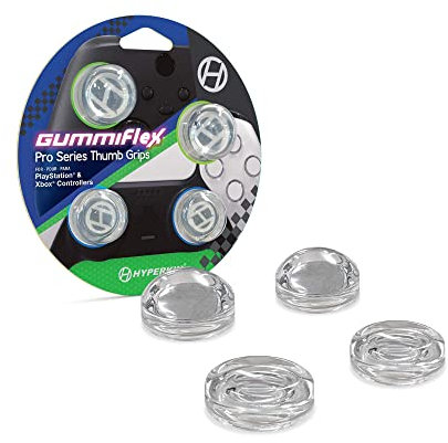 GummiFlex™ - Manopole per pollice serie Pro (confezione da 4) per controller PlayStation® e Xbox®