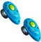 ASCO 2X Premium Clicker, Finger Clicker für Clickertraining, Hunde Katzen Pferde Profi Clicker, Hundetraining Klicker blau AC04F, 2 Stück