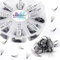 Pre Made Fan Eyelash Extensions 12D 0.07mm C Curl 500 Fans 13-20mm Mixed Tray Premium Premade Fans Volume Russian Lash Extensions Handmade Promade Loose Fans Lash(500-12D-0.07-C-1320)