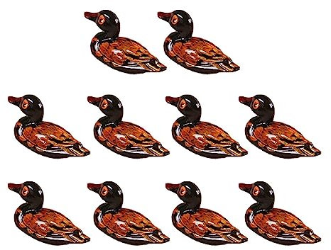 FackLOxc Set Of 10 Resin Duck Shaped Chopstick Rest Resin Chopstick Holder Duck Utensil Rest Resin Material For Kitchen Utensil Duck Chopstick Rests