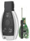 GZXNKEY Auto Fernbedienungsschlüssel für Mercedes Benz A B C E S G R Klasse GL SL SLK CLK ML Mercedes-Benz Klasse W203 2000-2017 BGA/NEC Mercedes w204 433MHZ FSK mit Schraubendreher und Schlüsselring