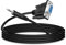 MEIRIYFA DB9 - Cable serie RS232 DB9 de 9 pines hembra a macho de 3,5 mm, cable serie RS232 DB9 a 1/8 pulgadas para dispositivos seriales de proyectores, televisores a través de conector de audio, 1,8