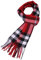 COACOM 1 Stück roter Schal, Herbst und Winter warmer Schal, gestreifter Quastenschal, quadratischer Patchworkschal, Winterkleidung mit Stücken, weicher und dicker Schal, modisch und vielseitig