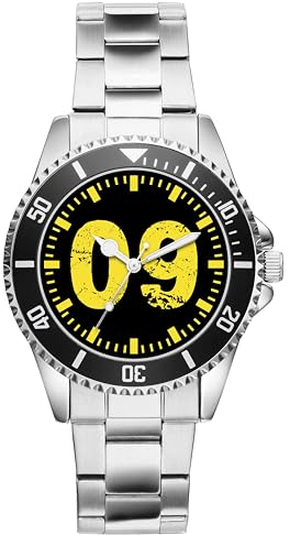 KIESENBERG Herrenuhr Armbanduhr Dortmund Geschenk Fan Artikel Analog Quartz Uhr 6313