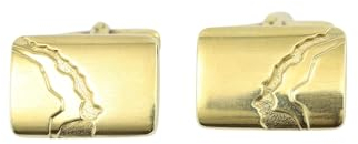 MIAMAR 0402552 Herren Manschettenknöpfe 14 Karat (585) Gelbgold Gold