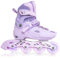 Rollschuhe Kinder für Mädchen/Kinder/Jugendliche, Verstellbare 4 Größen Inline Skates für Kinder Mädchen, geeignet für den Innen- und Außenbereich