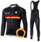 UGLY FROG 2025 Radtrikot Set Langarm Herren Thermische Fleece Winter Fahrradbekleidung Radsportanzüge Fahrradtrikot Fahrradhose mit Sitzpolster + 20D Gel Pad
