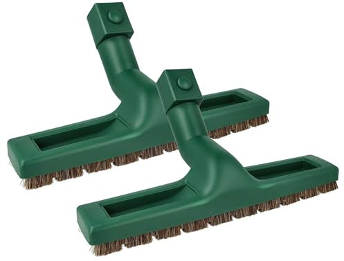 vhbw 2x bocchetta per pavimenti compatibile con Vorwerk folletto 122, 119, 120, 118, 121 aspirapolvere, 30 cm, ruotabile