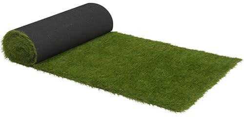 IDMarket - Gazon synthétique artificiel 1x10 M 40 mm d'épaisseur pour jardin et balcon