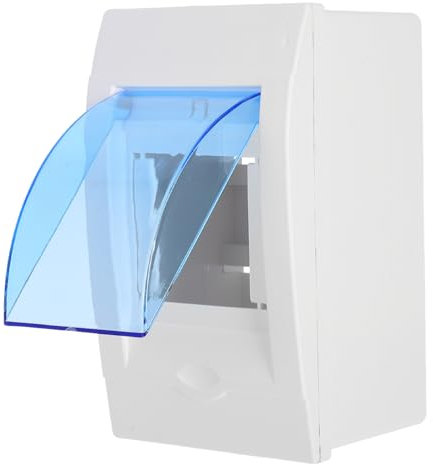 Uonlytech Box Box Gehäuse für Stromzähler Elektrischer Verteilerkasten Elektrizitätsverteilerkasten Kompakter Verteilerkasten Feuchtigkeitsgeschützter Verteilerkasten Abs Blue