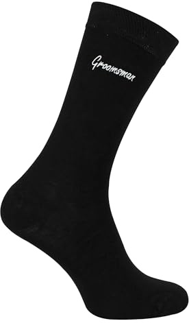 Sock Snob Mens Wedding Socks for Groom Groomsman Best Man & Fathers