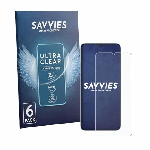 Savvies 6 Stück Schutzfolie für Itel Zeno 20 Max Displayschutz-Folie Ultra-Transparent