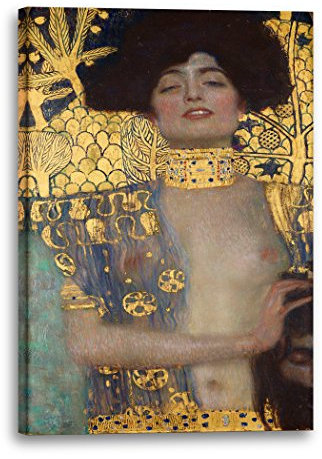 Printed Paintings Leinwand (80x120cm): Gustav Klimt - Judith I (1901)