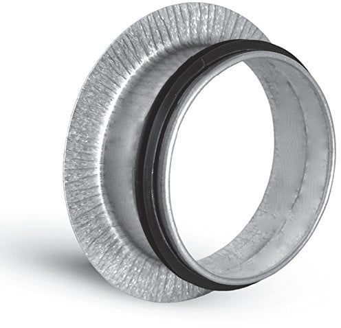MKK - 17782-002 - Bundkragen Wickelfalzrohr Gummidichtung Wandflansch Flansch Anschluss Verbinder Ø 100 mm