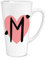 M Heart Alphabet 17oz Large Latte Mug Cup