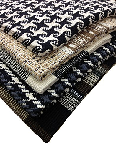 GMMH Fleckerlteppich Baumwolle Handweb Teppich Flickenteppich 70 X 70 cm (4)