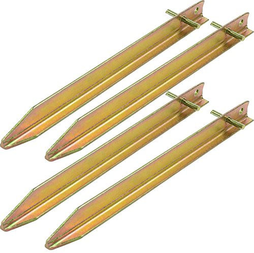 Moritz Stahl T-Profil Hering Zelthering Stahl T-Profil Hering Zelthering Camping 30-40 oder 50 cm (4 Stück, 50 cm)