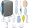 Lictin Babypflegeset 15 teiliges Pflegeset Neugeborene mit Baby Erstausstattung Babywanne für Neugeborene Kleinkinder Babys Blau