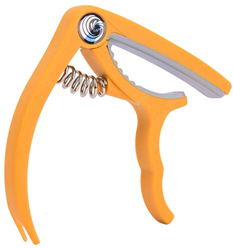 4-6 String Guitar,Plastic Guitar Single-Handed Quick Change for Guitar Ukulele Mandolin (Yellow) Musical Instrument Accessories