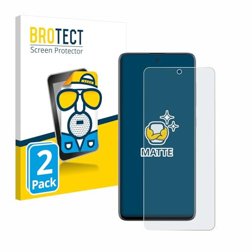 BROTECT Entspiegelungs-Schutzfolie für Samsung Galaxy A51 5G / A51 (2 Stück) Matte Displayschutz-Folie, Anti-Reflex, Anti-Fingerprint
