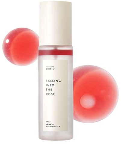 SIORIS Falling Into The Rose Mist (100 ml/3.38 fl.oz.) | Gentle, Hydrating, and Refreshing Mist Made with Green Tea and Cypress Leaf Extract in Addition to Argan and Rose Flower Oils