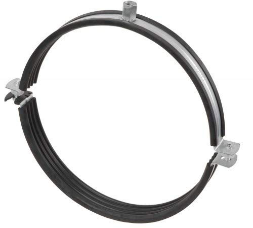 Fixotec 2 Stück - Lüftungsrohrschellen M8/M10 mit Schnellverschluss, Größe 250 mm, Mehrfarbig