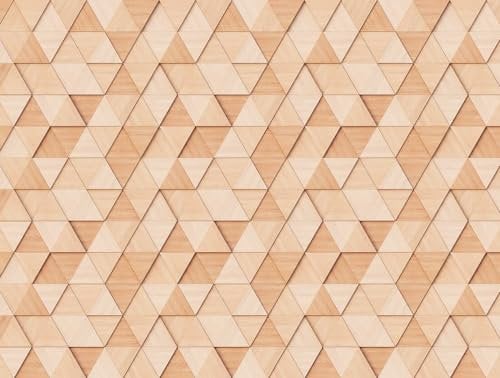 A.S. Création Livingwalls Fototapete Grafiktapete 3D Beige 382881 The Wall 3,71 m x 2,80 m Wohnzimmer Schlafzimmer Küche Flur Esszimmer Büro