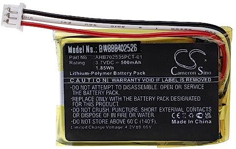 vhbw batteria compatibile con Sennheiser Momentum True Wireless 2, M3IETW auricolari cuffie wireless (500mAh, 3,7V, Li-Poly)