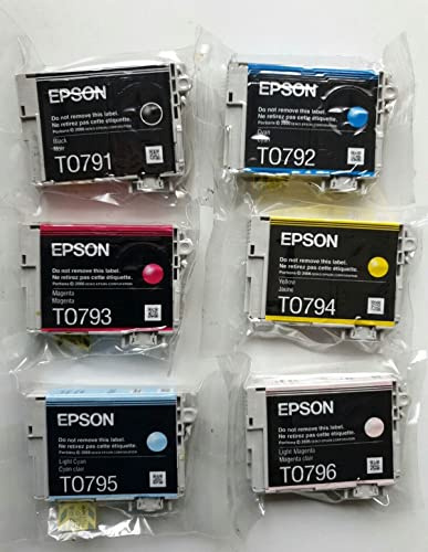 Epson T0791 T0792 T0793 T0794 T0795 T0796 Multipack Original Tintenpatronen Stylus Photo 1400/P50/PX700W/710/800FW/810FW/ PX660/720WD/730WD/820FWD/830FWD
