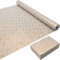ADQUATOR Geschenkpapier, 10 m Rolle, champagnerfarben, goldfarben, kariert, 100 % recycelbar, umweltfreundlich, Geschenk für Geburtstagsgeschenke, Party-Dekorationen (43 cm x 10 m)