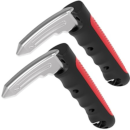 Haydyson 2Pack Multifunction Car Handle Assist for Elderly and Handicapped, 3 in 1 Automotive Door Assist Handle, Seatbelt Cutter, Window Breaker, Car Door Handle for Seniors