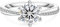 KRKC&CO Verlobungsring Damen Moissanite Ringe, 1,5 Karat Diamant Solitärring, VVS1 D Farbe, 925 Silber Weißgold Trauring Eheringe, Verlobung Verlöbnis Hochzeit Jubiläum Geschenk für Frauen, 56 (17,8)
