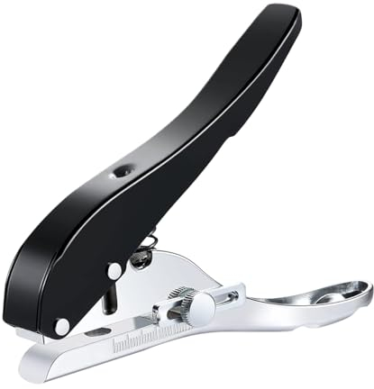 Alnicov Locher, 8 mm, Einzellocher, Schraubenabdeckung, Locher-Set für Fotopapier, PVC-Karten, Kantenanleimung