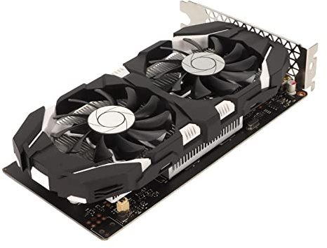 Bewinner GTX1050TI Grafikkarte, 4 GB Gaming Grafikkarte Unterstützt DirectX 12 OpenGL 4.5 PCI Express X16 3.0 Gaming Grafikkarten mit Zwei Lüftern, DVI Schnittstelle