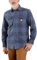 Carhartt Herrenhemd, lockere Passform, schweres Flanellhemd, langärmelig, kariert, Marineblau, XX-Large