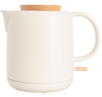 CREATE/KETTLE CERAMIC/Bollitore elettrico in ceramica Bianco sporco/Corpo in ceramica, riscalda in 5 minuti, capacità 1L, sistema di spegnimento automatico, 1200W