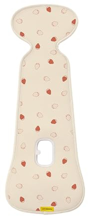 Aeromoov - Baby Sitzauflage Air Layer - Einlage Für Autositz oder Kinderwagen - Gruppe 1 - Antischwitz Sommerbezug - Bio-Baumwolle - Berries